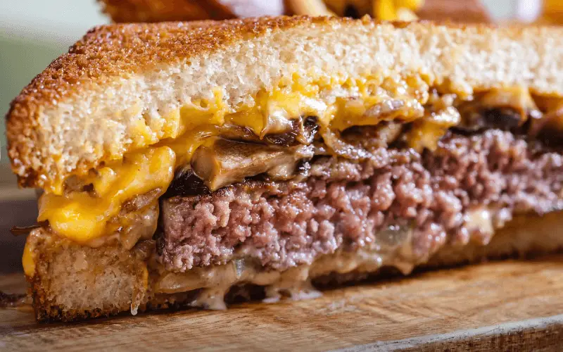 Patty Melt with American Cheese